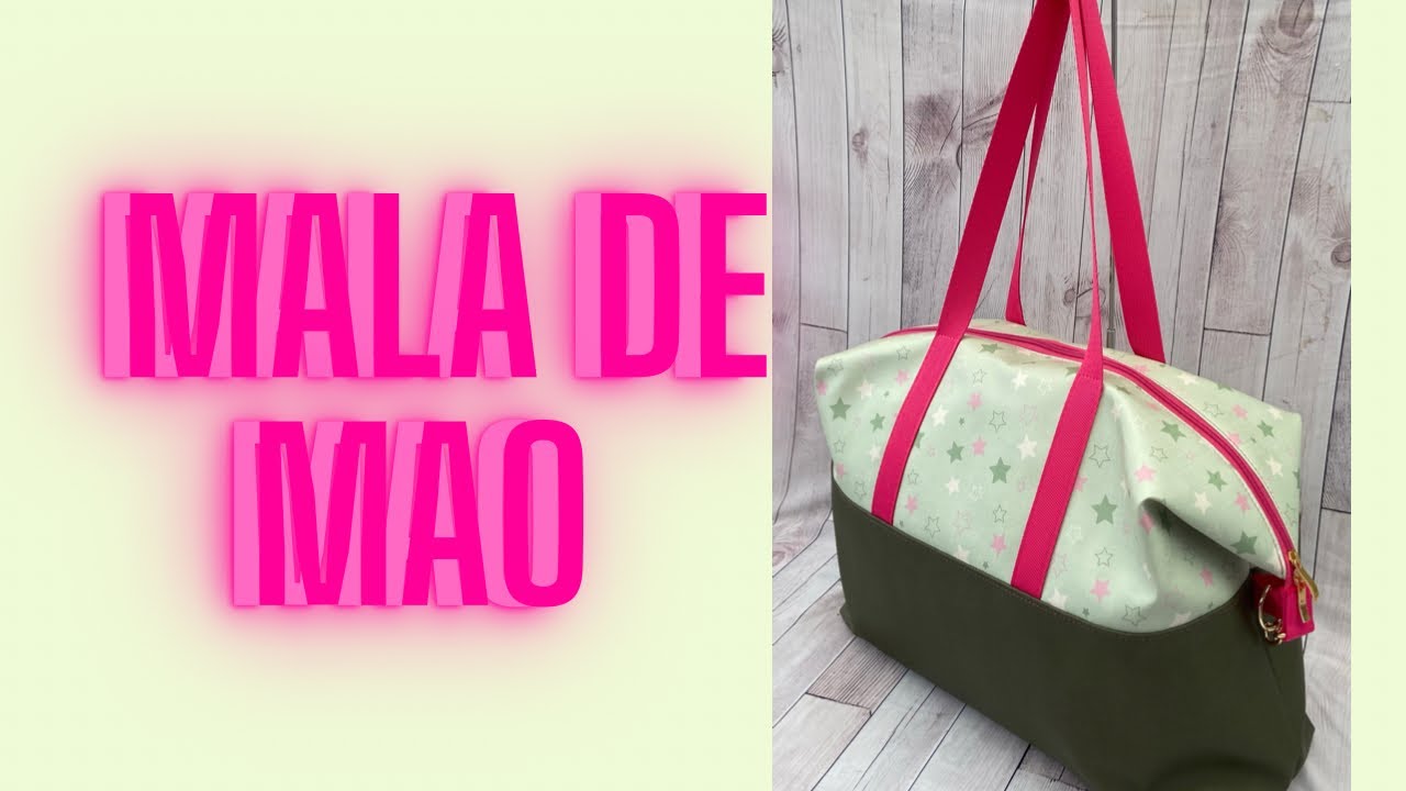 PASSO A PASSO MALA DE MÃO I BOLSA DE MÃO NO SINTÉTICO I Como fazer Mala de Mão I SEM MOLDE