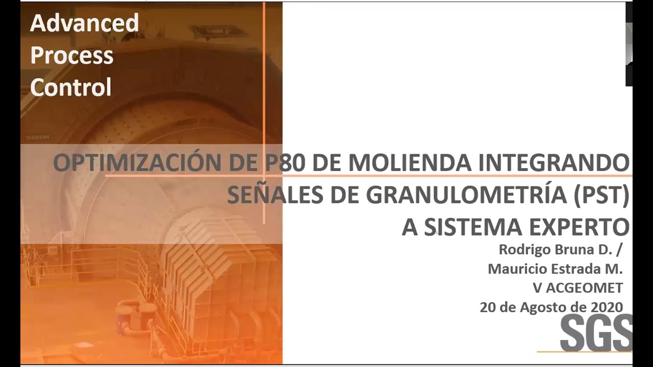 Optimizacion del P80 en Molienda