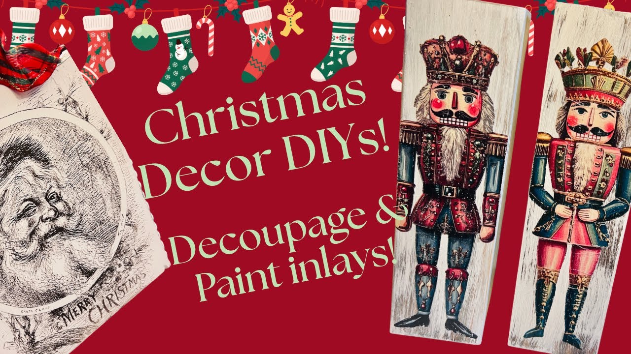 Fun DIY Holiday Decor - Nutcrackers, Signage, and more!