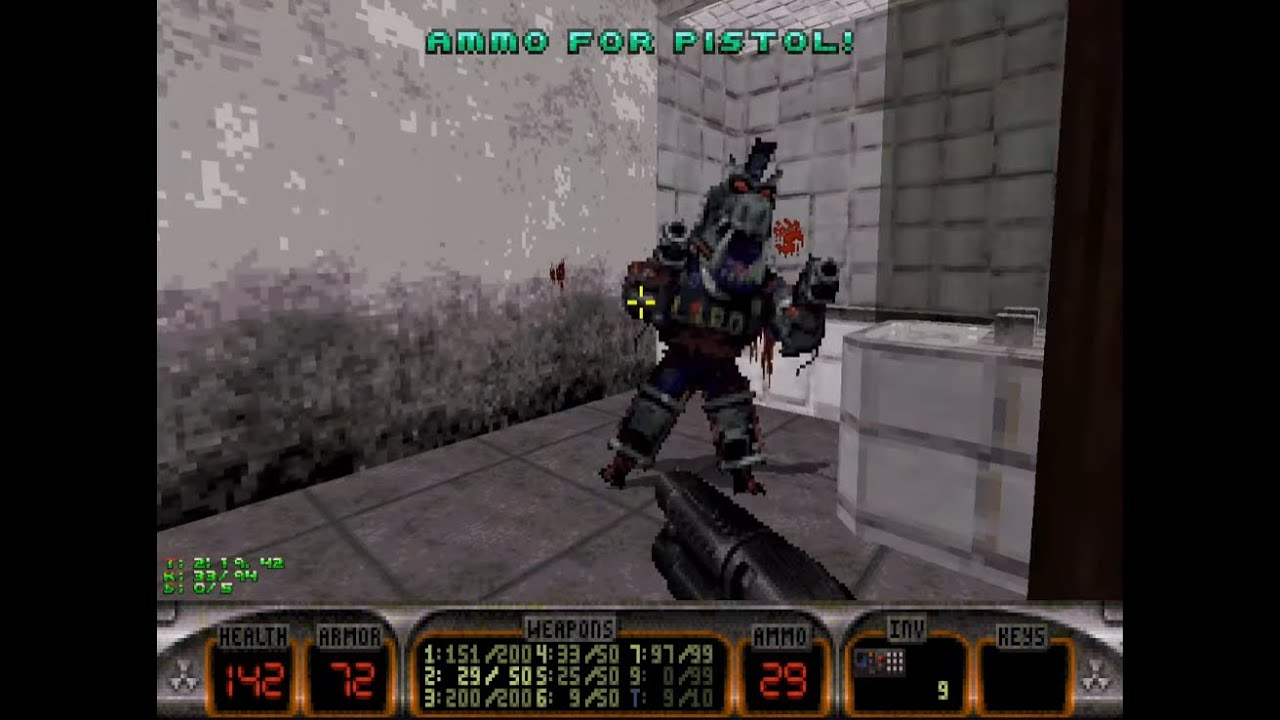 PSX - Duke Nukem Total Meltdown - E4L3: Gates Motel - [GGS] - 100% Kills & Secrets