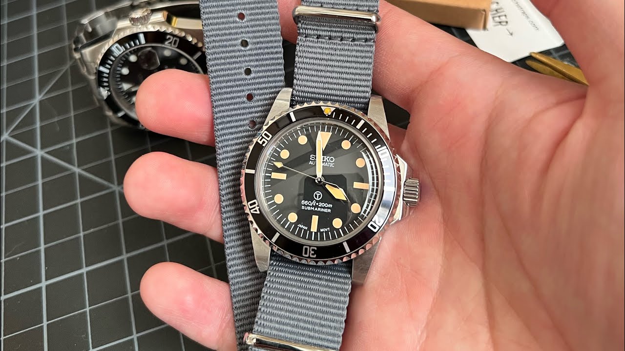 Rolex Military Submariner Mil Sub Homage (Seiko Mod) NH35