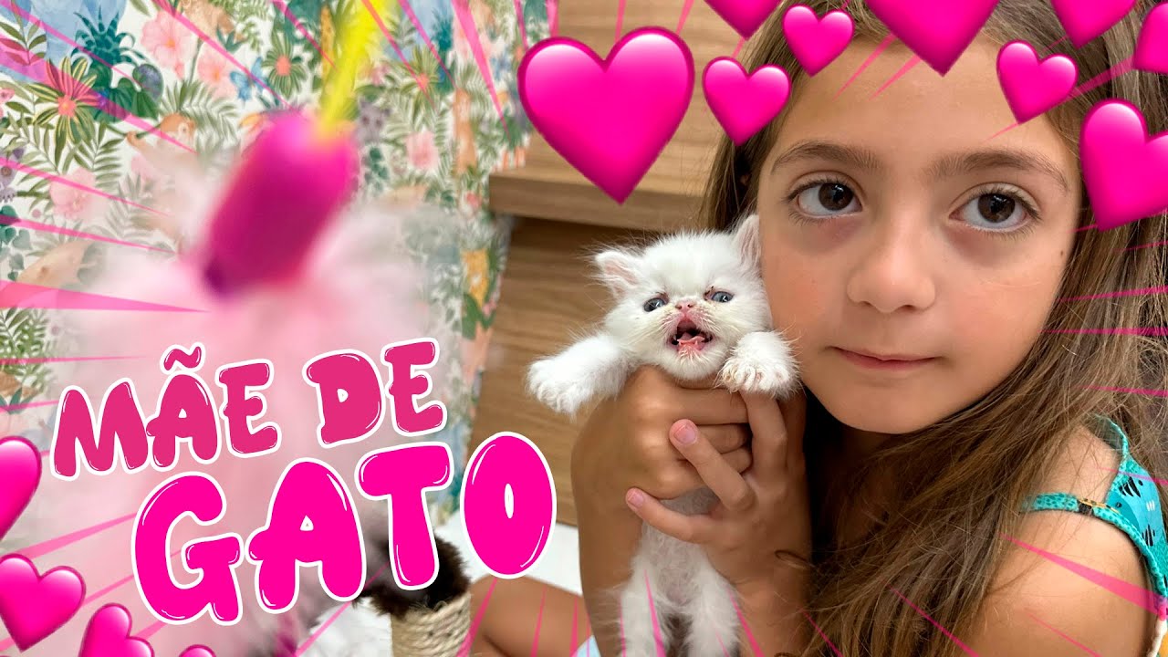 MÃE DE GATO - Angel a bebê