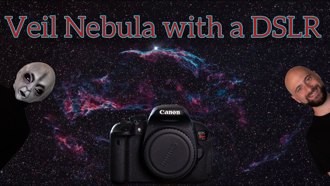 Photographing The Veil Nebula With A DSLR Camera And Accessories