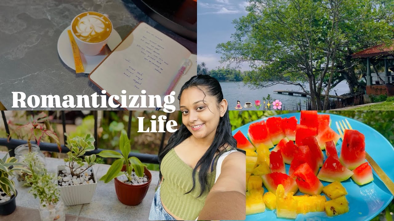 Romanticizing life 🧘🏻‍♀️✨🌿🌸 මන් ගිය චූටි solo date එක 🌷 මන් සතුටින් ඉන්න කරන දේවල්