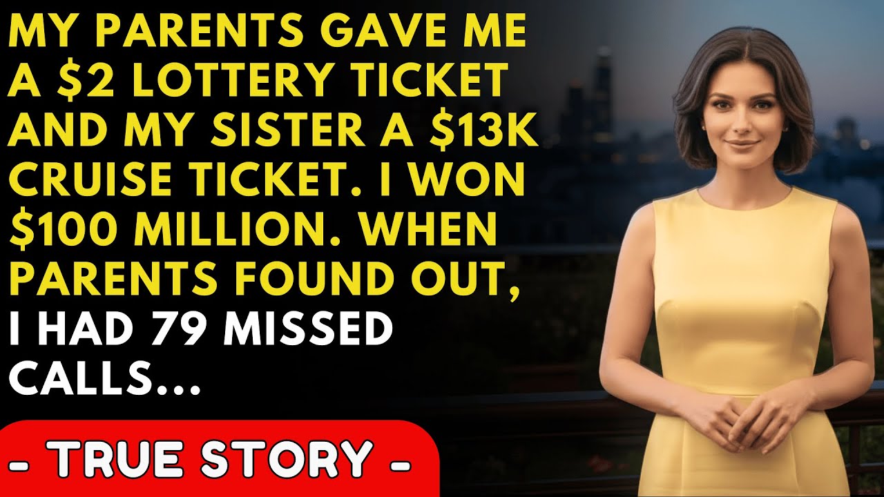 On Thanksgiving, My Parents Gave Me A $2 Lottery Ticket And My Sister A Cruise Package—I Won $100M