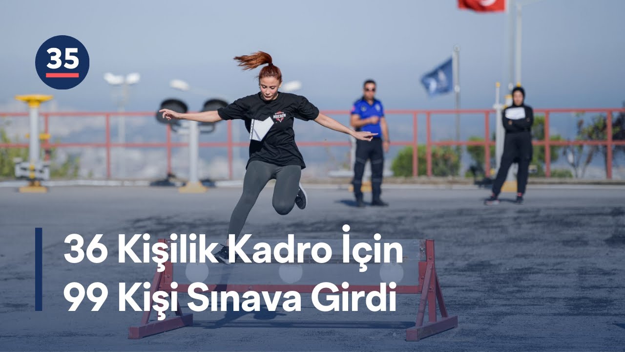 İzmir'de Zabıta Memuru Adaylarının Zorlu Sınavı
