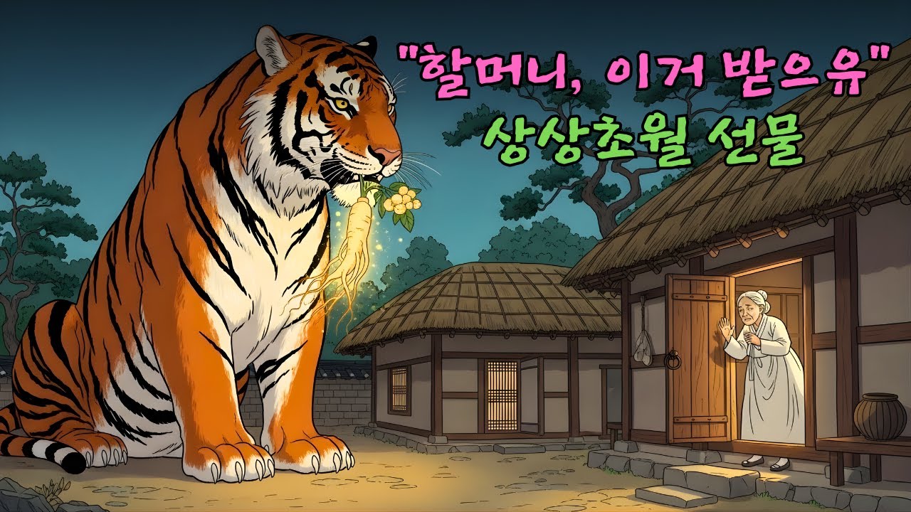 한밤중 산파를 업고 사라진 거대 호랑이가 남기고 간 천년 묵은 산삼의 놀라운 진실과 악인의 소름 돋는 최후 | 조선시대 기이한 민담 전설