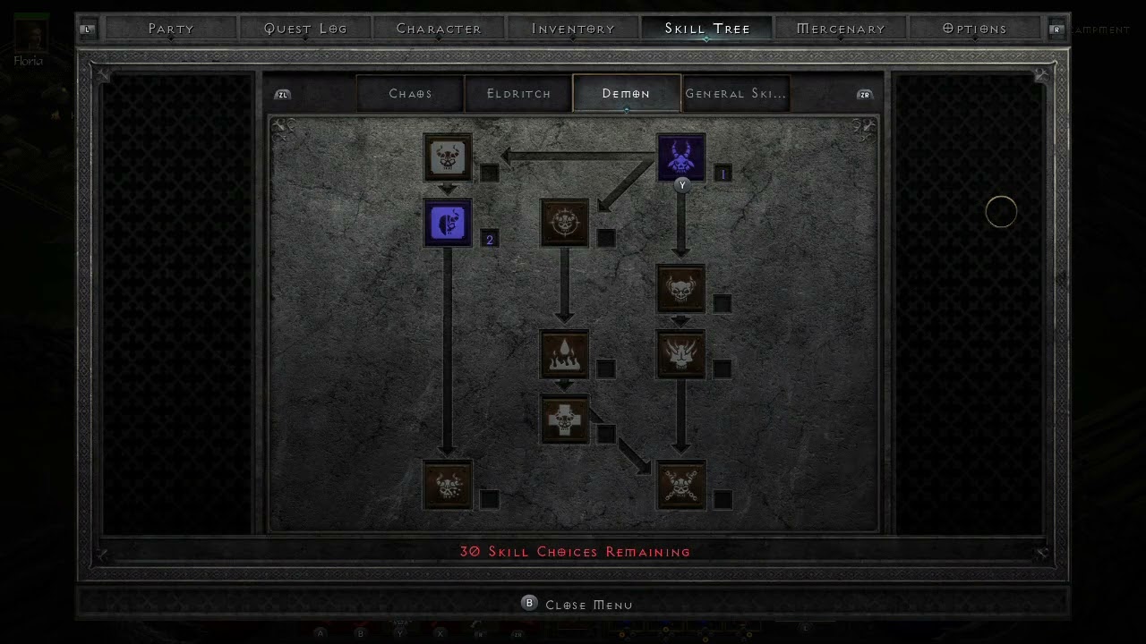 Diablo II warlock