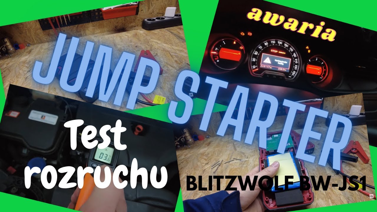 Test Jump Starter'a BlitzWolf BW-JS1 - czy odpali zimnego diesla ?