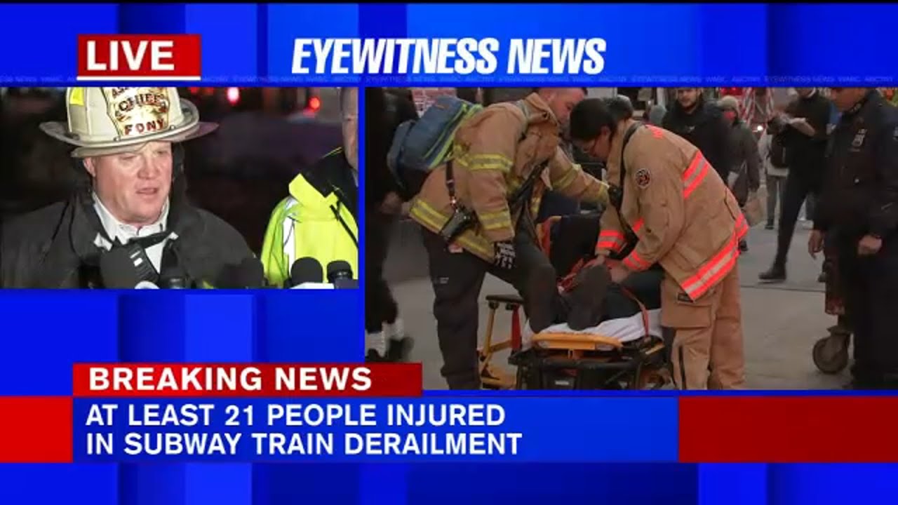 No serious injuries as MTA, FDNY provide update on subway train derailment