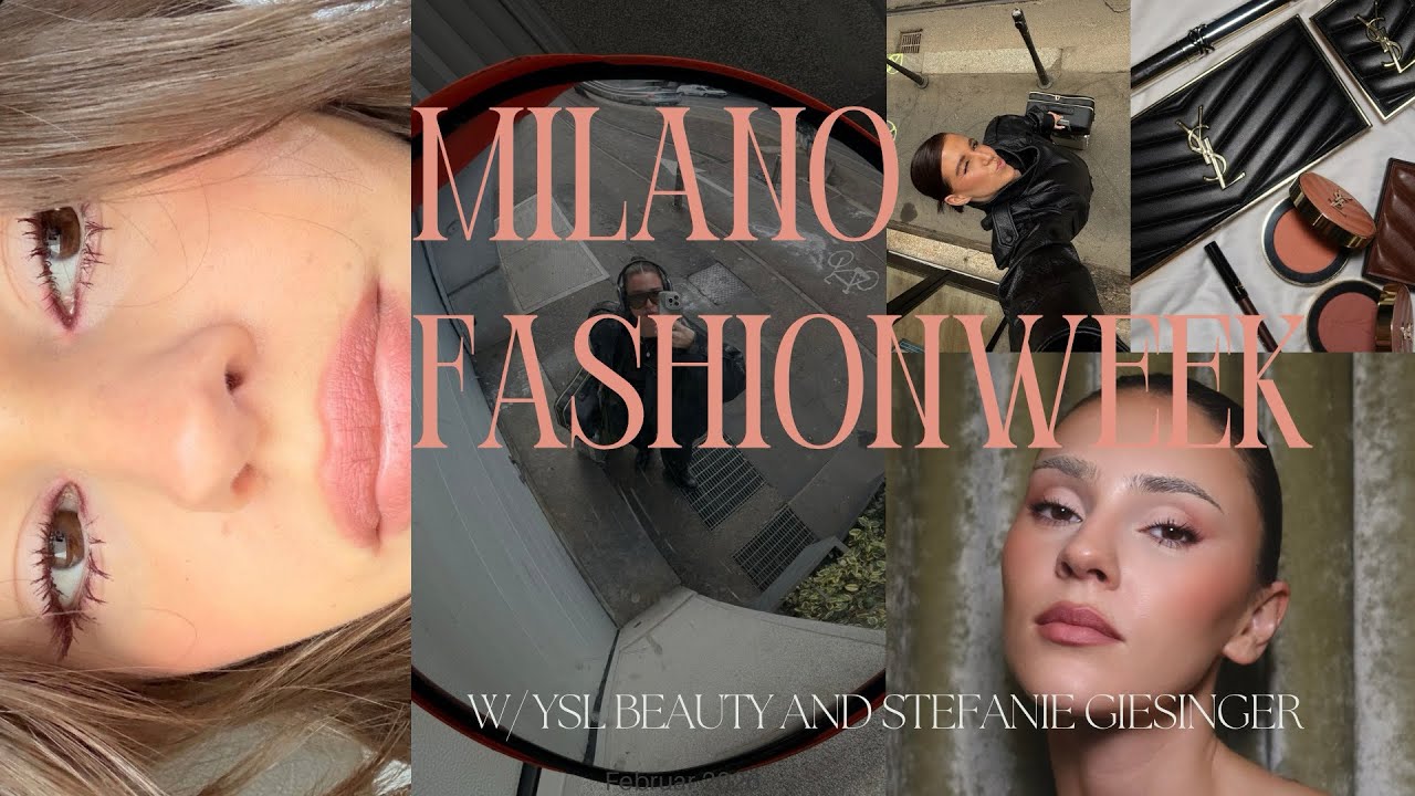 Milano Fashionweek with @YSLBeautyOfficial and @StefanieGiesinger1 ✨