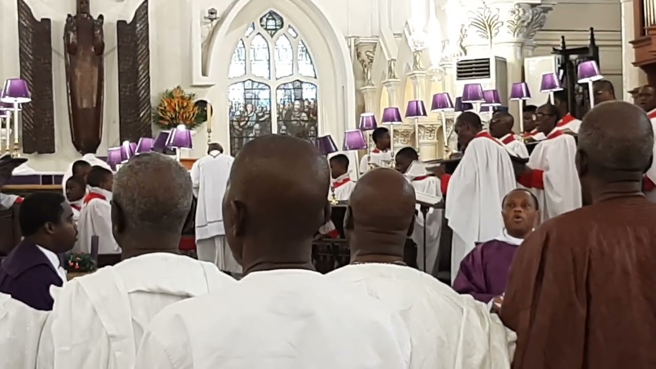 LO, HE COMES WITH CLOUDS DESCENDING -- Cathedral Church of Christ, Marina, Lagos, Nigeria