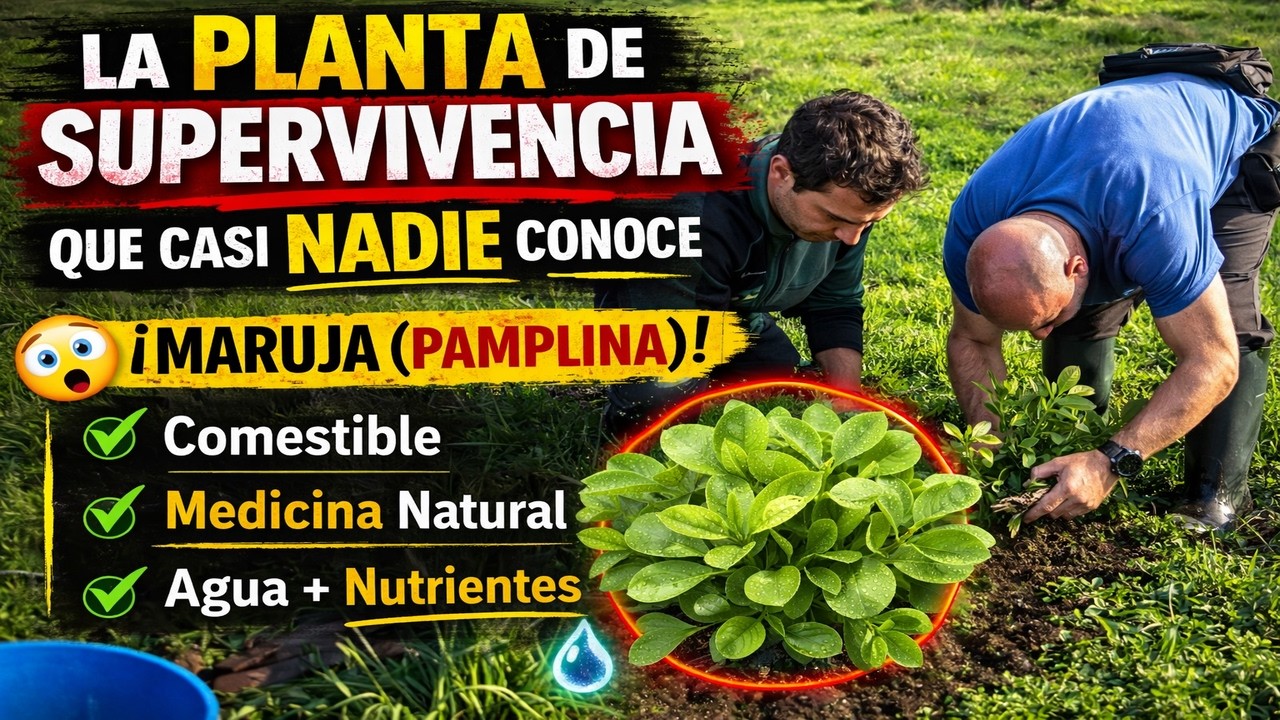 La Planta de Supervivencia que casi NADIE conoce: Maruja (Pamplina)