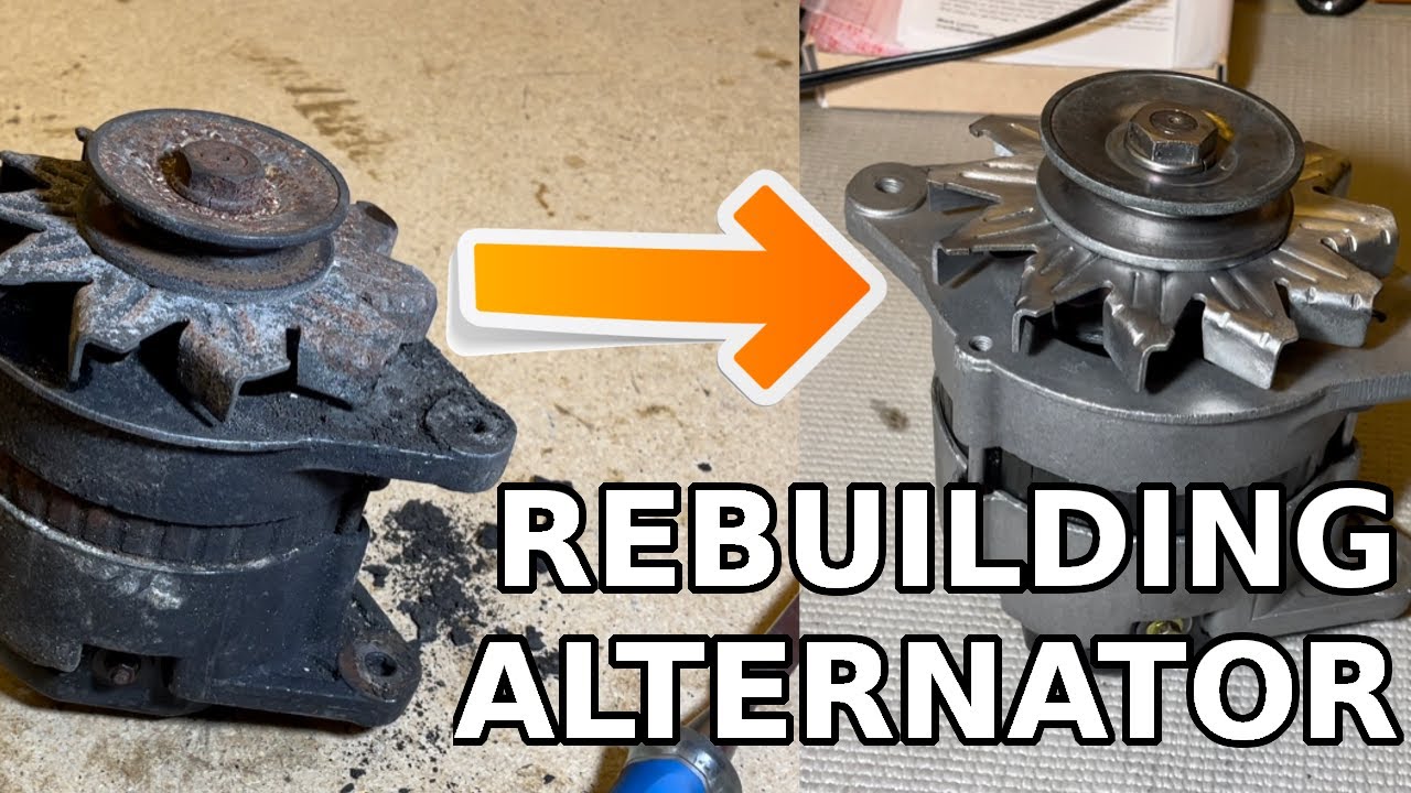 Datsun 240Z L24 Engine Rebuild Ep. 9 - Rebuilding Alternator