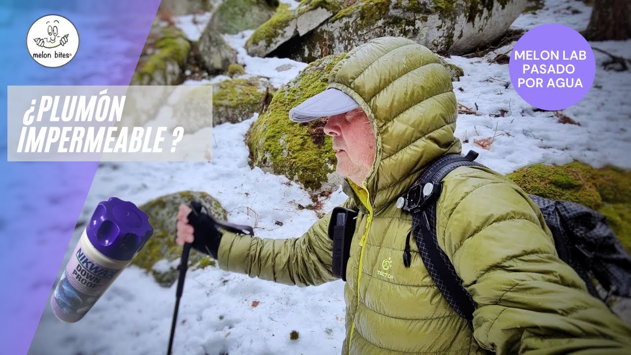 Como hacer IMPERMEABLE CHAQUETA PLUMAS Nikwax DOWN PROOF