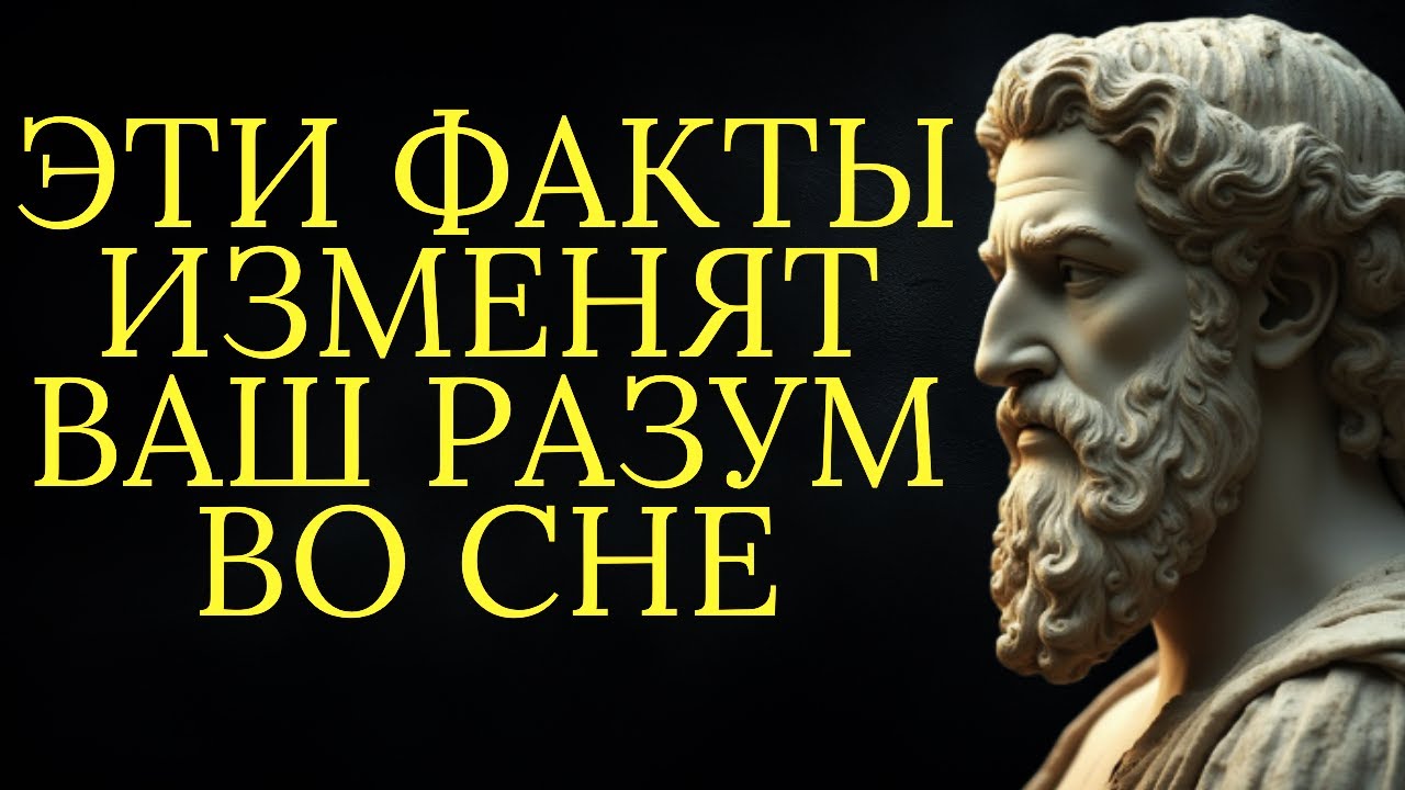 1 час стоических истин о которых стоит подумать во время сна | Стоицизм