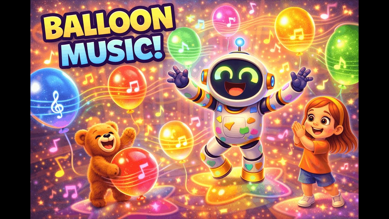 Robo-Toto and the Floating Balloon Orchestra | kids cartoon | 