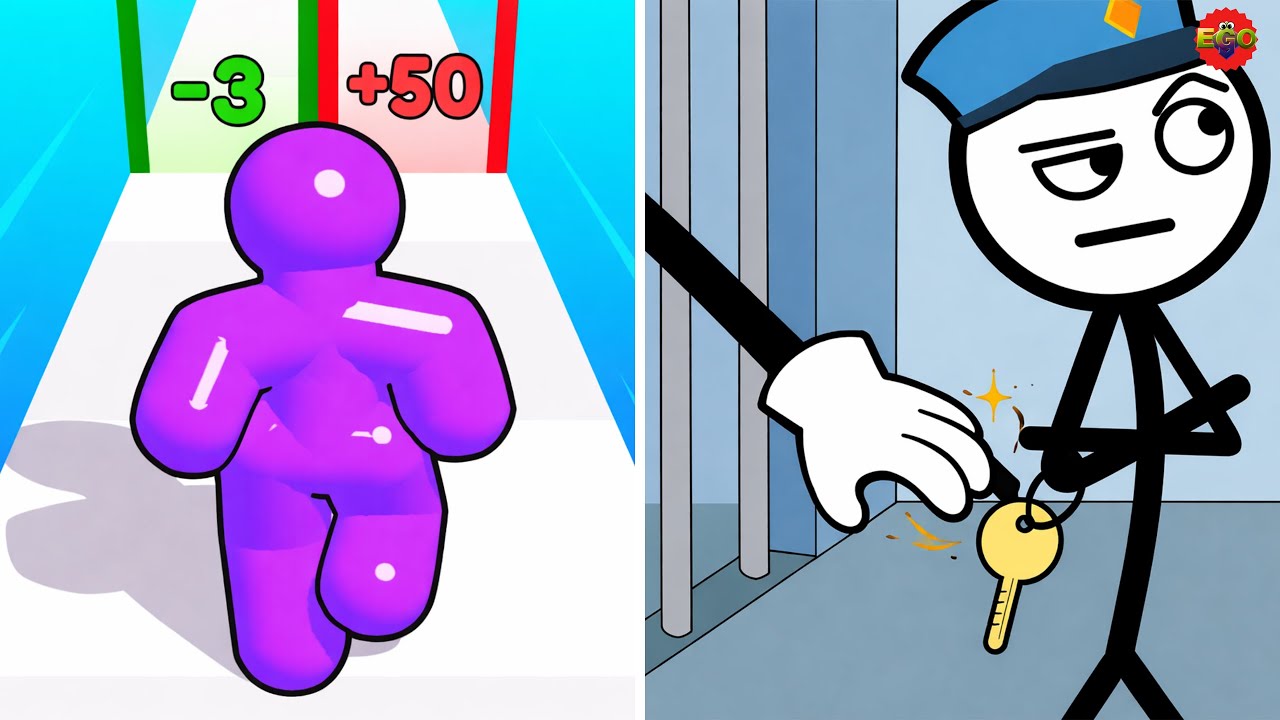 Thief puzzle vs Tall Man Run - Satisfying ASMR Gameplay | Android & iOS New Update 2026