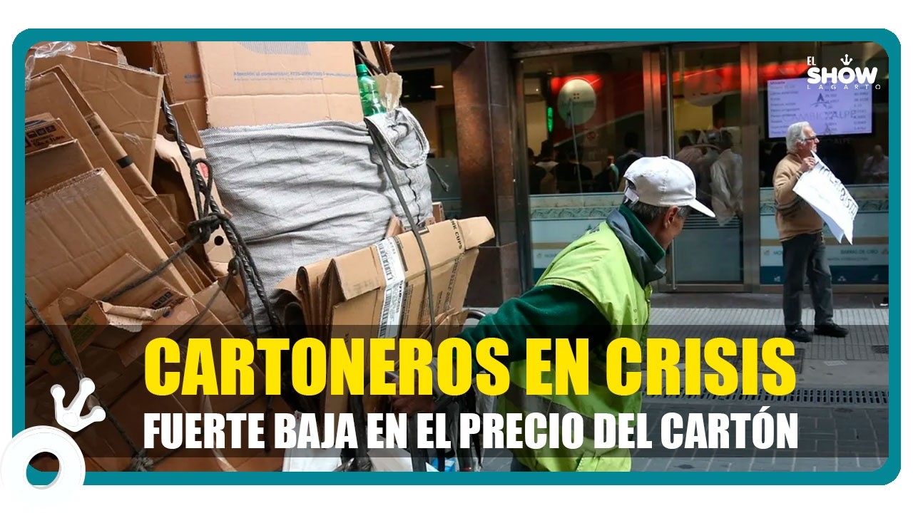 CARTONEROS EN CRISIS Por qué hoy es prácticamente imposible ganar lo suficiente para comer