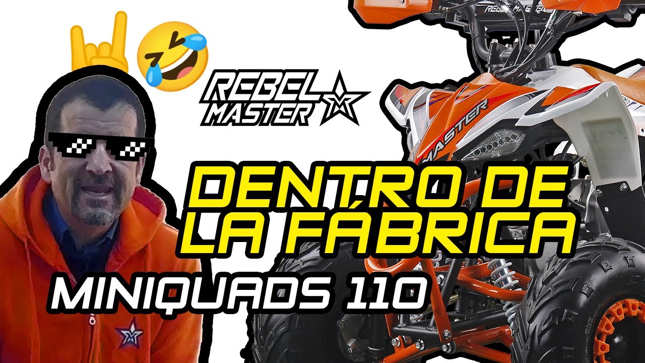 Miniquad Rebel Master MINI RAPTOR 110 🏎️ para Niños 👦👧 | Diversión y Seguridad 🎉