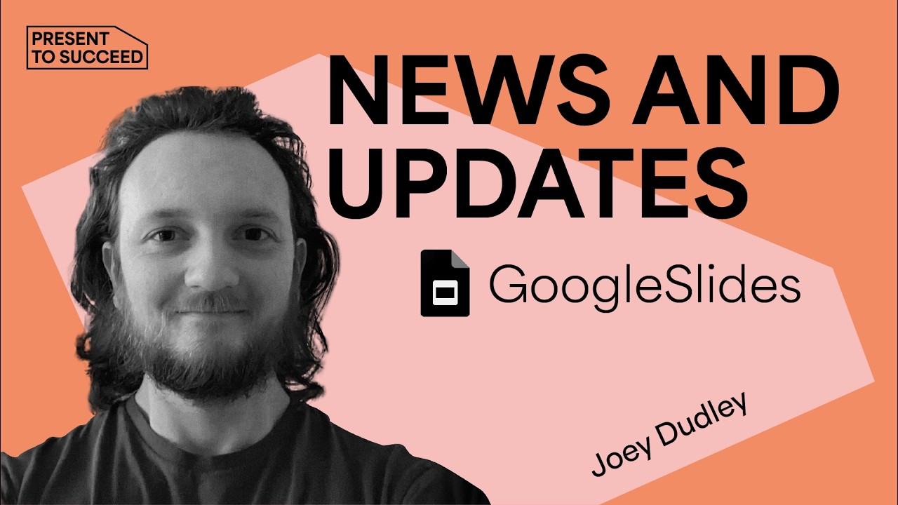 Mastering Google Slides: Pro Design Tips | Present to Succeed 2022 Session by Joey Dudley
