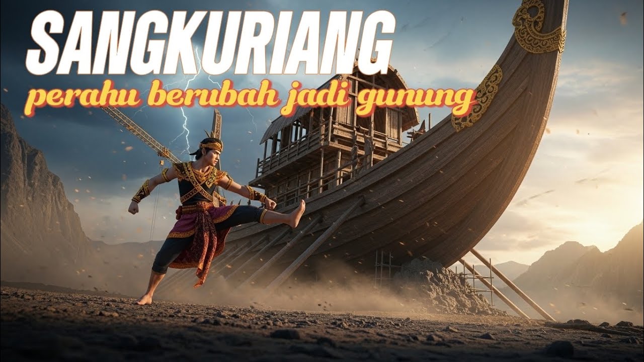 Legenda Sangkuriang: Kisah Perahu Terbalik Jadi Gunung Tangkuban Perahu. 
