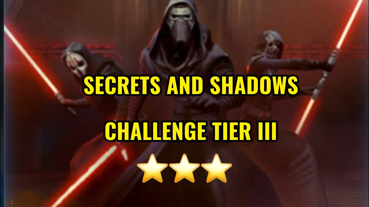Secrets & Shadows Assault Battle (Challenge Tier 3) | Nightsisters 3★ Clear – SWGOH