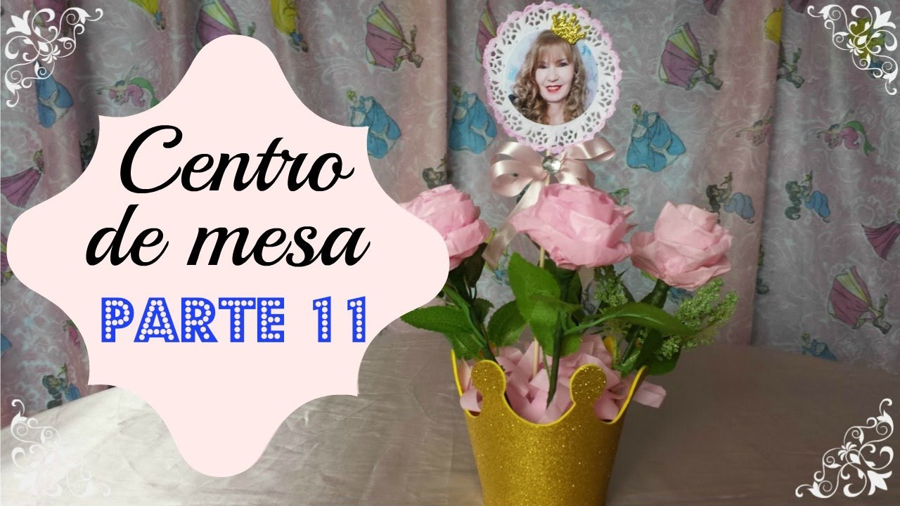 Muito Fácil de fazer- Centro de mesa para festa 