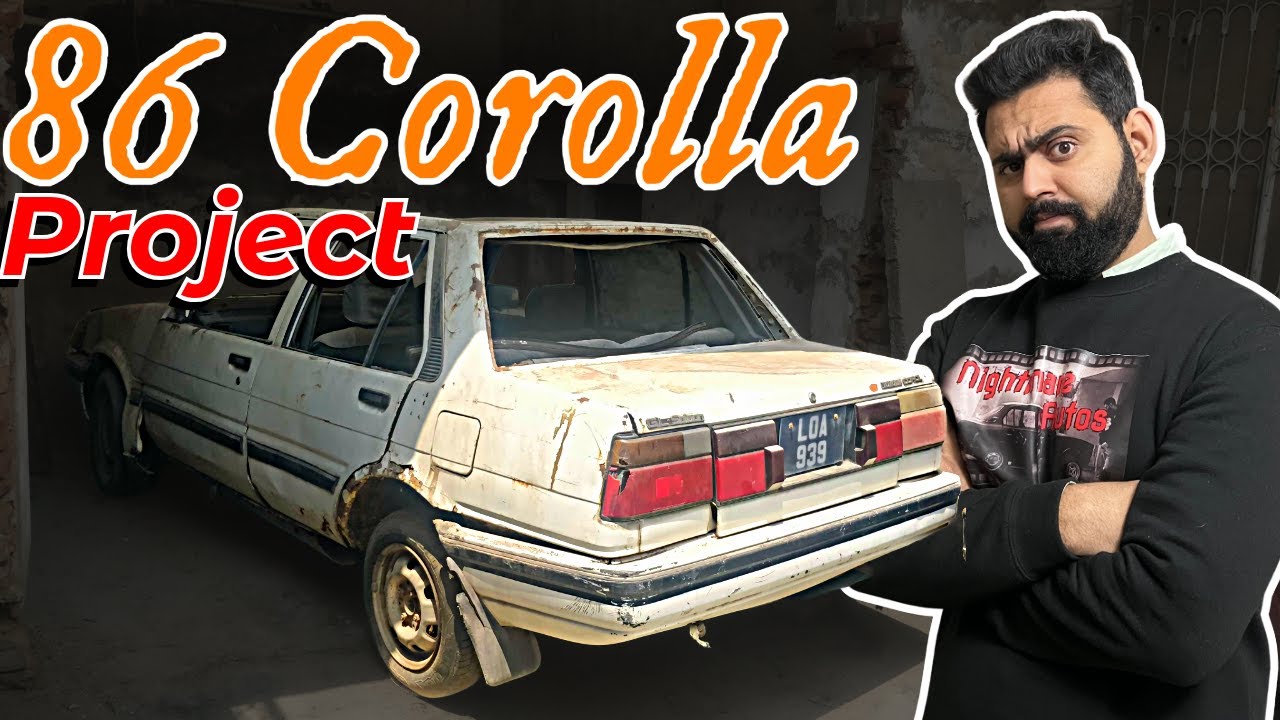 86 COROLLA Restoration Project | Old Car Restoration in Pakistan