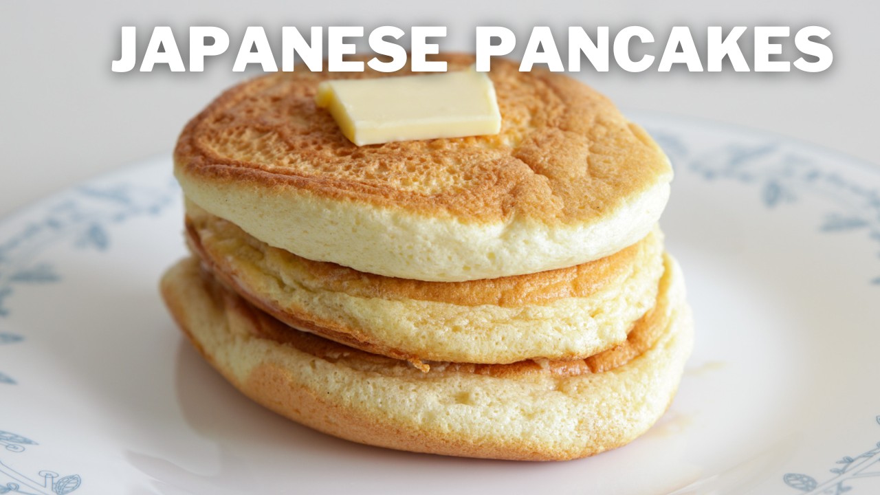 Fluffy Japanese Pancakes Recipe | Souffle Pancakes