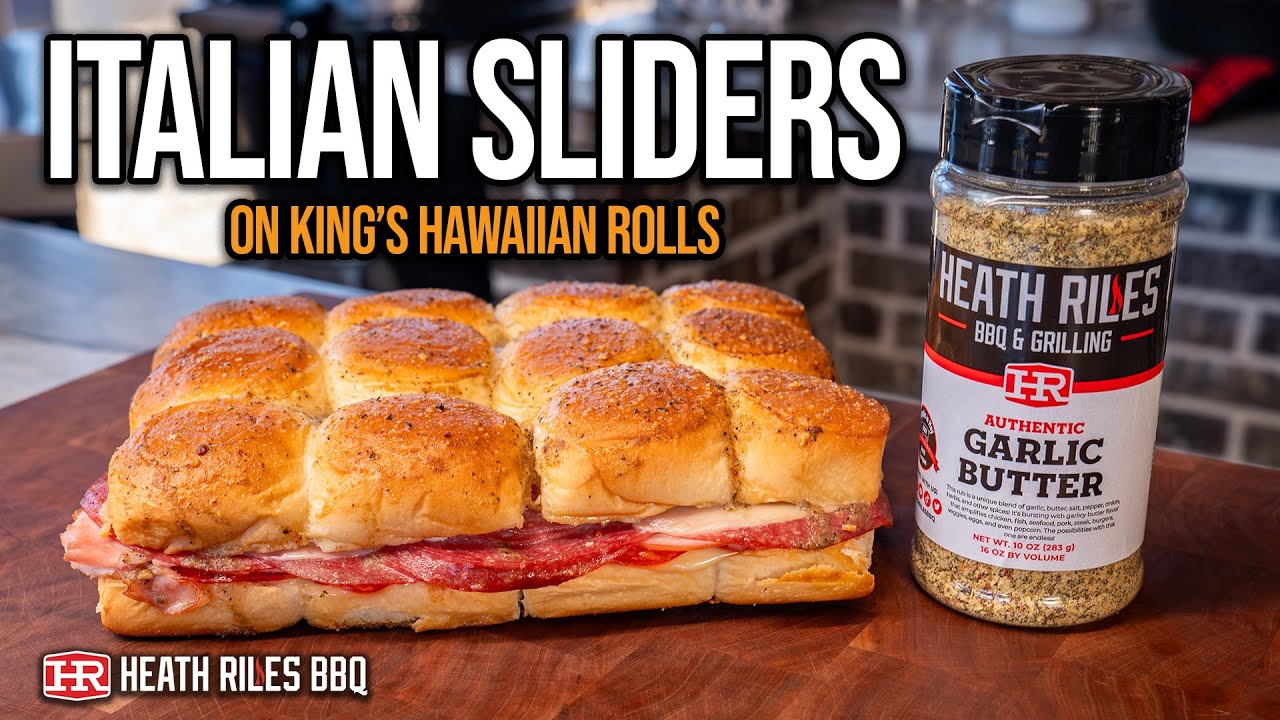 Cheesy Italian Sliders on the Traeger Ironwood XL | Heath Riles BBQ