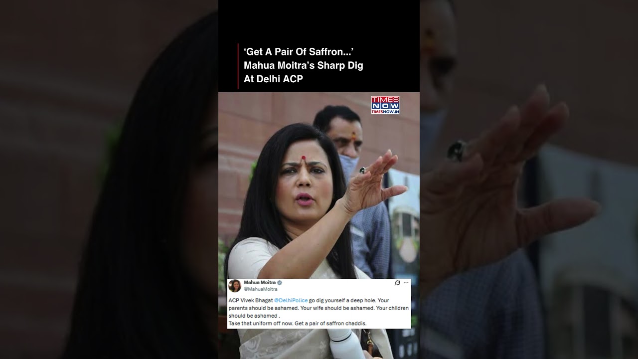 Mahua Moitra Slams ACP Vivek Bhagat After Woman Journalist Alleges Assault At Jantar Mantar #shorts