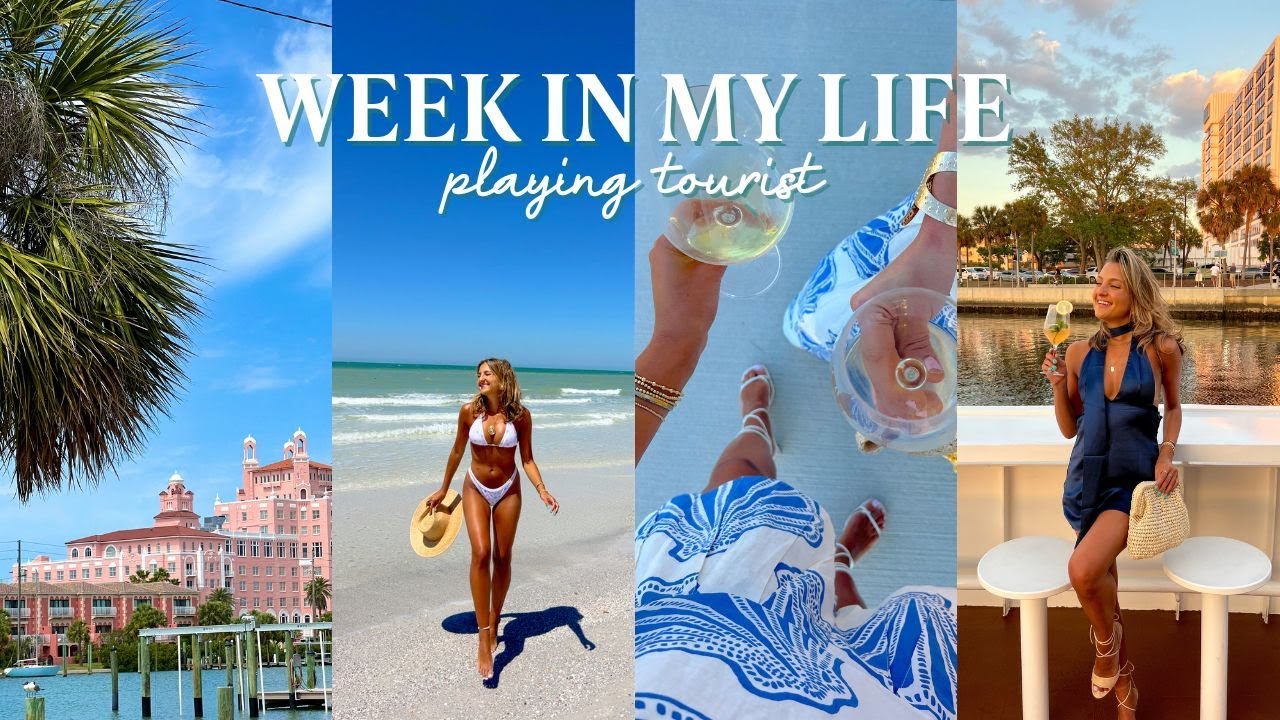 FLORIDA WEEK IN MY LIFE || playing tourist in saint pete + tampa, going blonde & nights out
