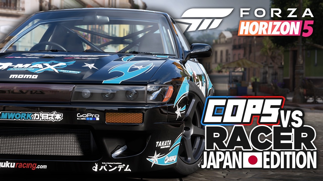 Handicap 🤪 - COPS vs RACER 🇯🇵 Japan Edition - FORZA HORIZON 5 MULTIPLAYER