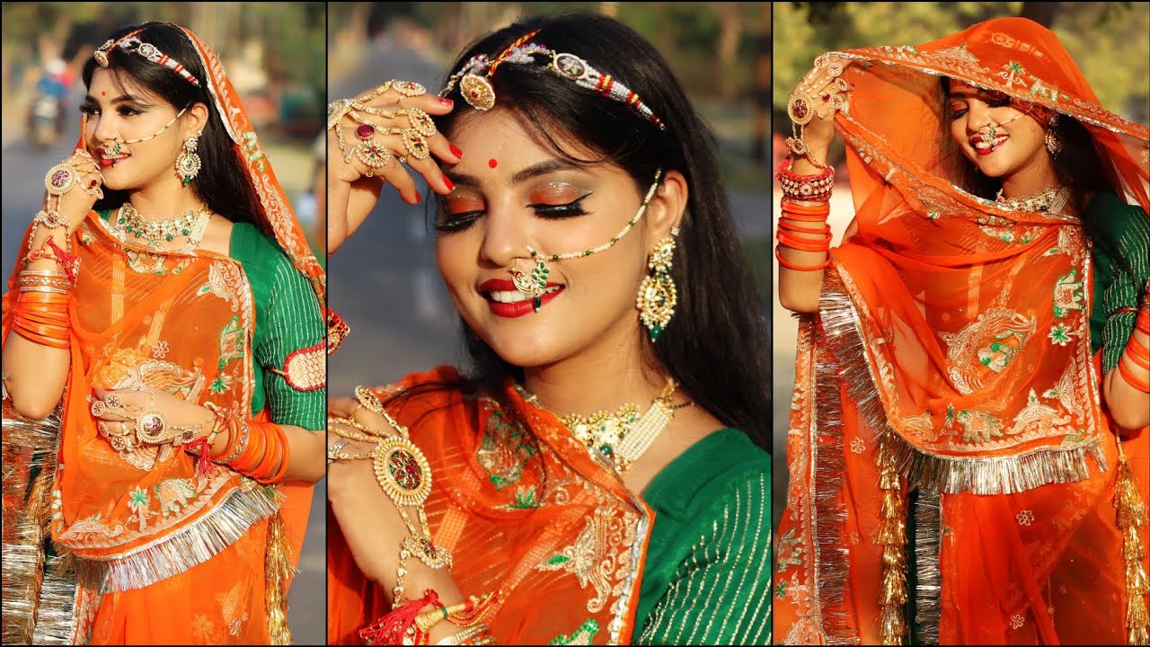 STEP BY STEP RAJPUTI MAKEUP LOOK | BRIDAL LOOK | ABHIKSHA