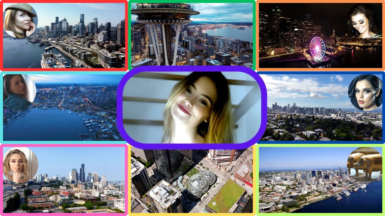 The best aerial views of Seattle, Washington (United States) in 4K!