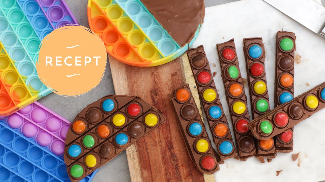 Zelf chocola maken met je Pop-it fidget toy!
