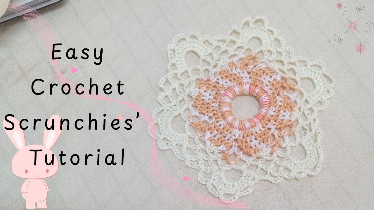 Easy Crochet Scrunchies' Tutorial