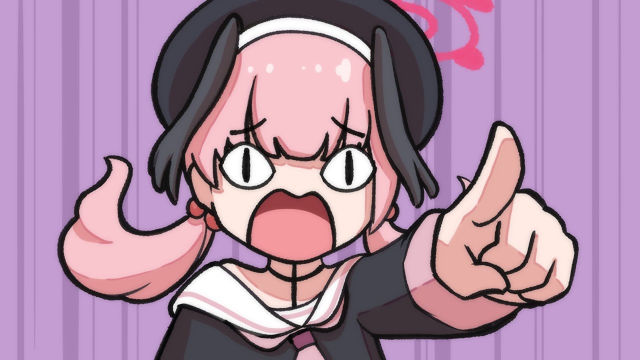 [블루 아카이브] 꺄아아아악!
