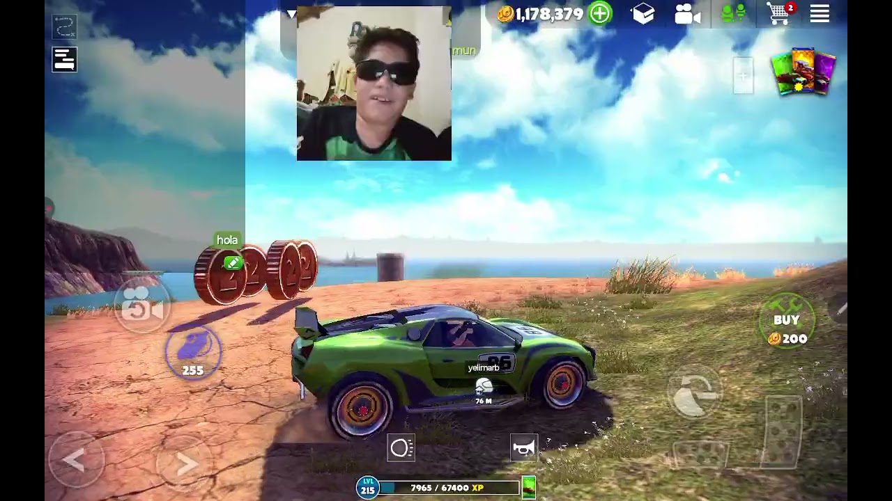 Lo siento al final pero se me acabó y no pude decir chao mis cuates😞se llama jugando off the road