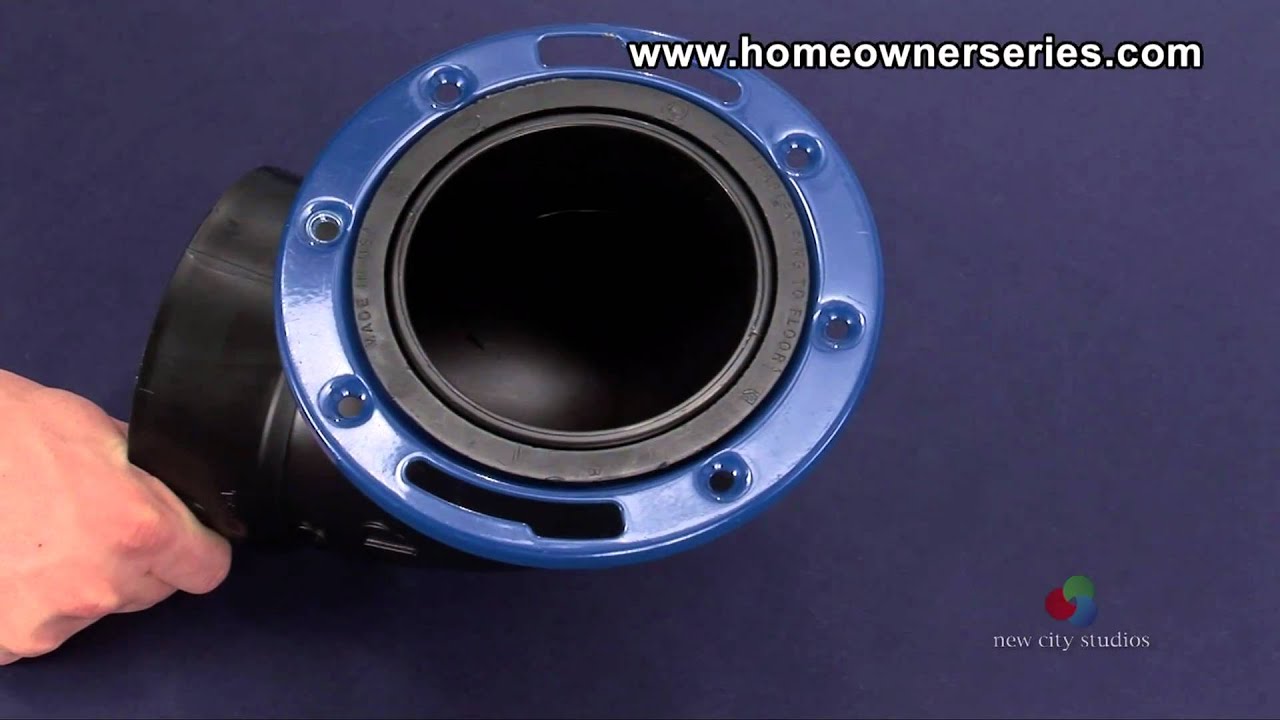 How to Fix a Toilet - Parts - Flange