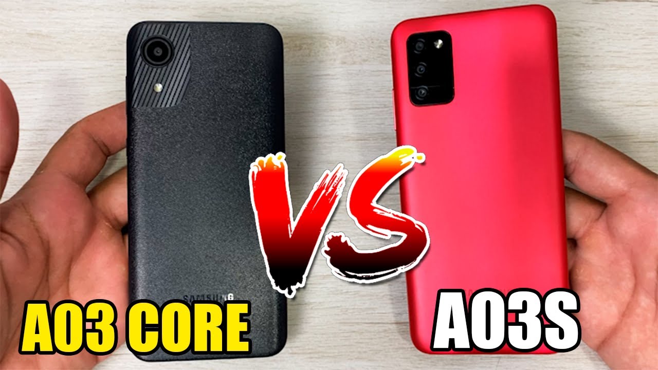Samsung Galaxy A03 Core VS Galaxy A03S | Comparativo - Unisoc SC9863A Vs Helio P35