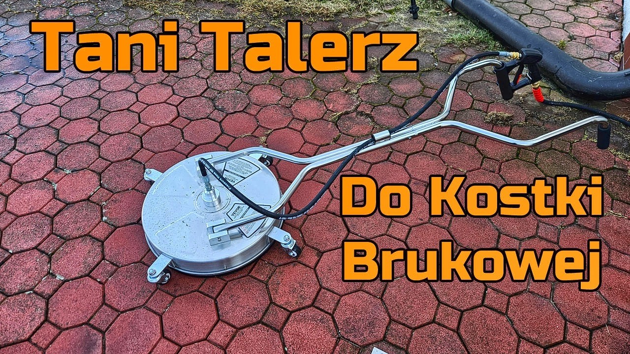 Myjka - Talerz do Czyszczenia Kostki Brukowej Vevor - TEST