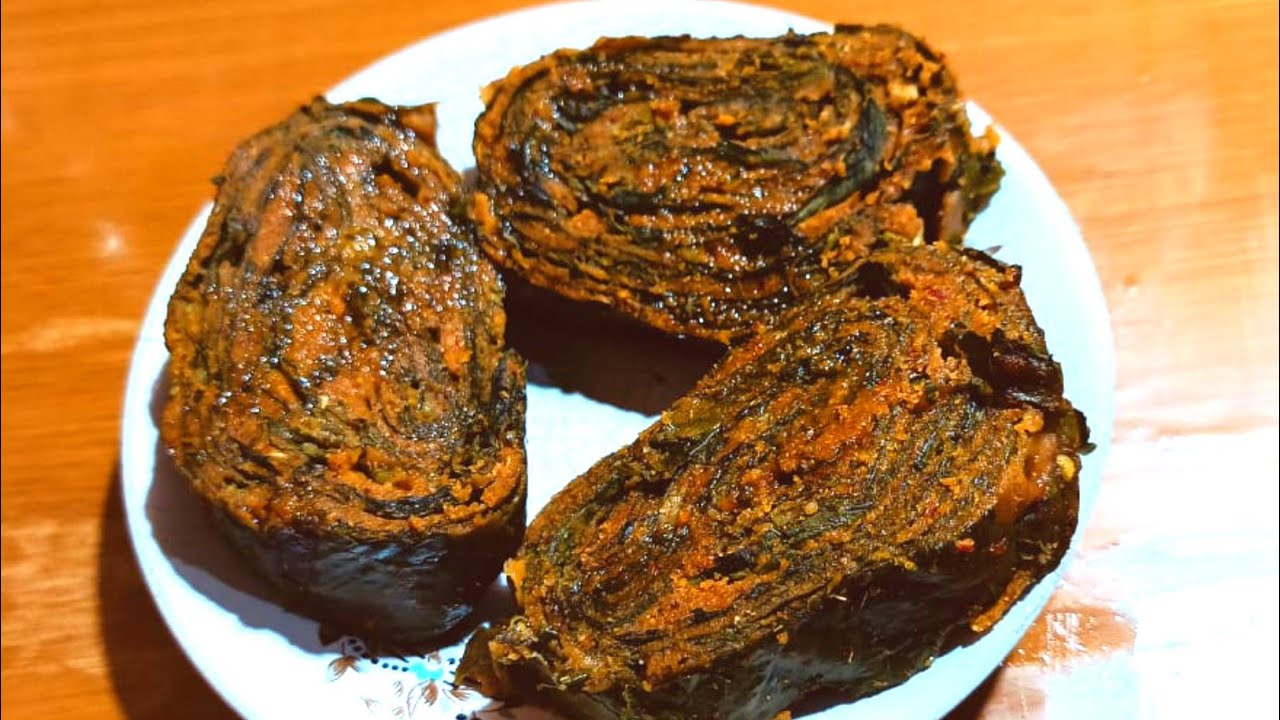 ಕೊಂಕಣಿ ಸ್ಪೆಶಲ್ ಪತ್ರೊಡೆ 😋👌👌 patrode recipe in kannada | konkani recipes