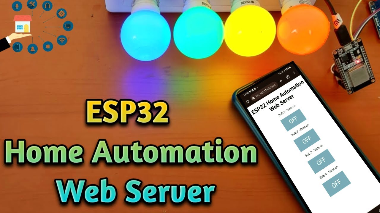 ESP32 Home Automation Web Server | Home Automation Web Server