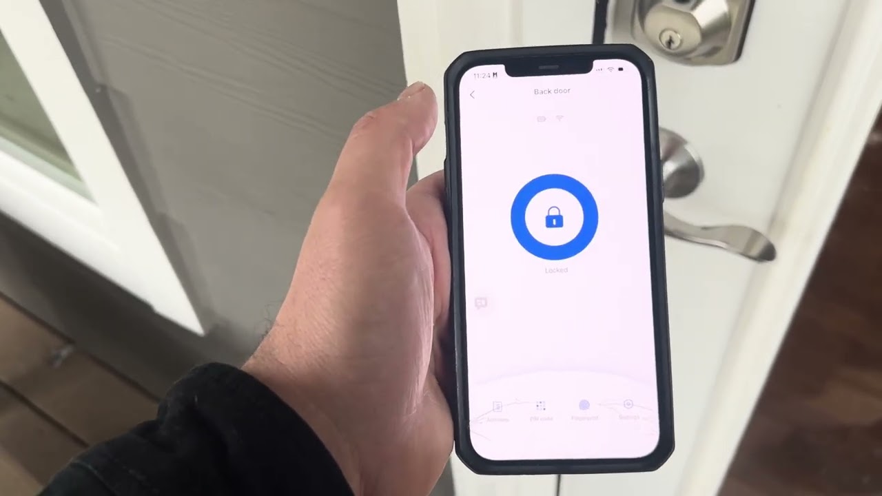 All the features, and how to use the app for door lock.