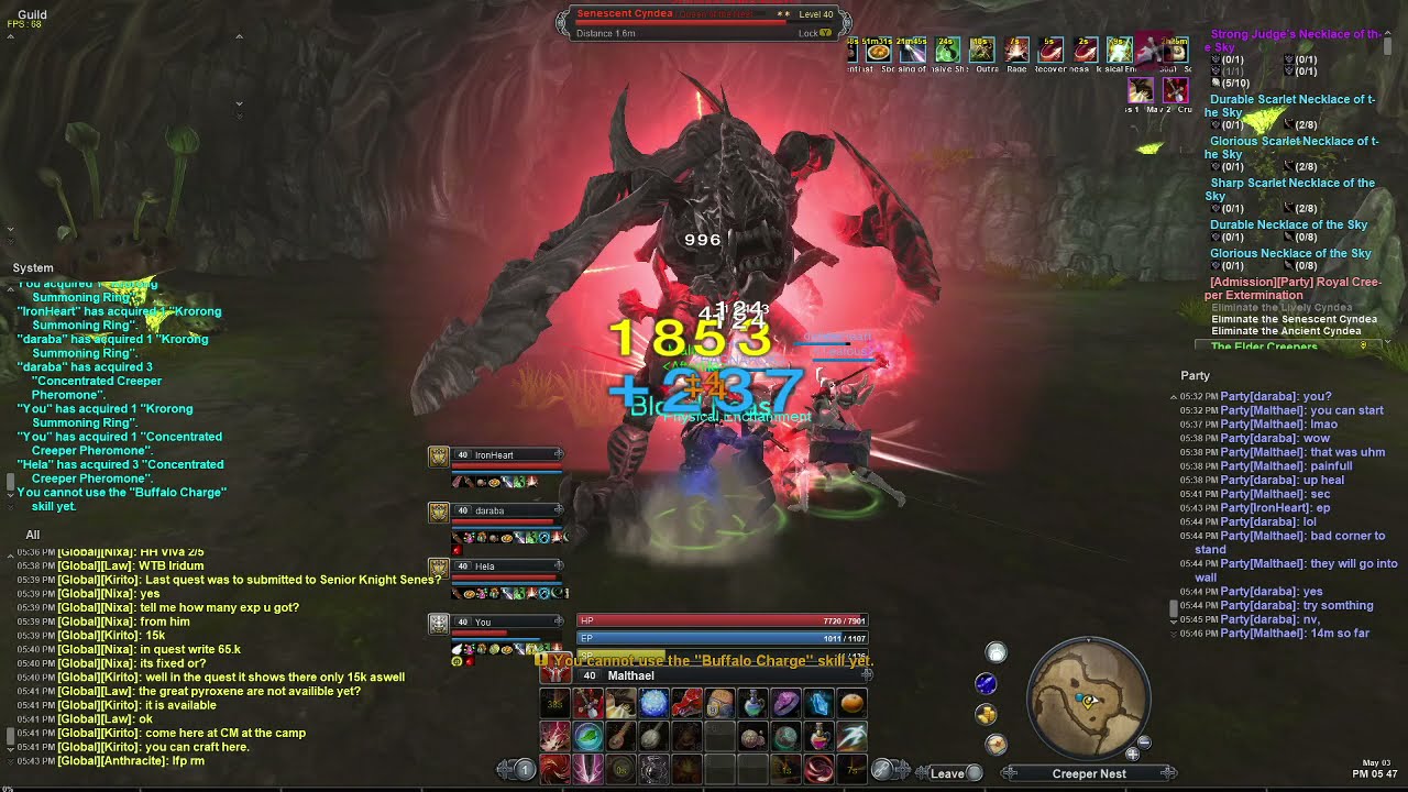RaiderZ BeastMode / Creeper Nest Dungeon Run