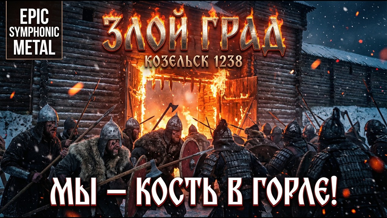 Оборона Козельска 1238 - Почему его назвали Злым? (Dark Folk Metal)