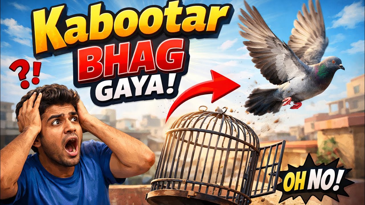 Kabooatr bhag gaya 😭