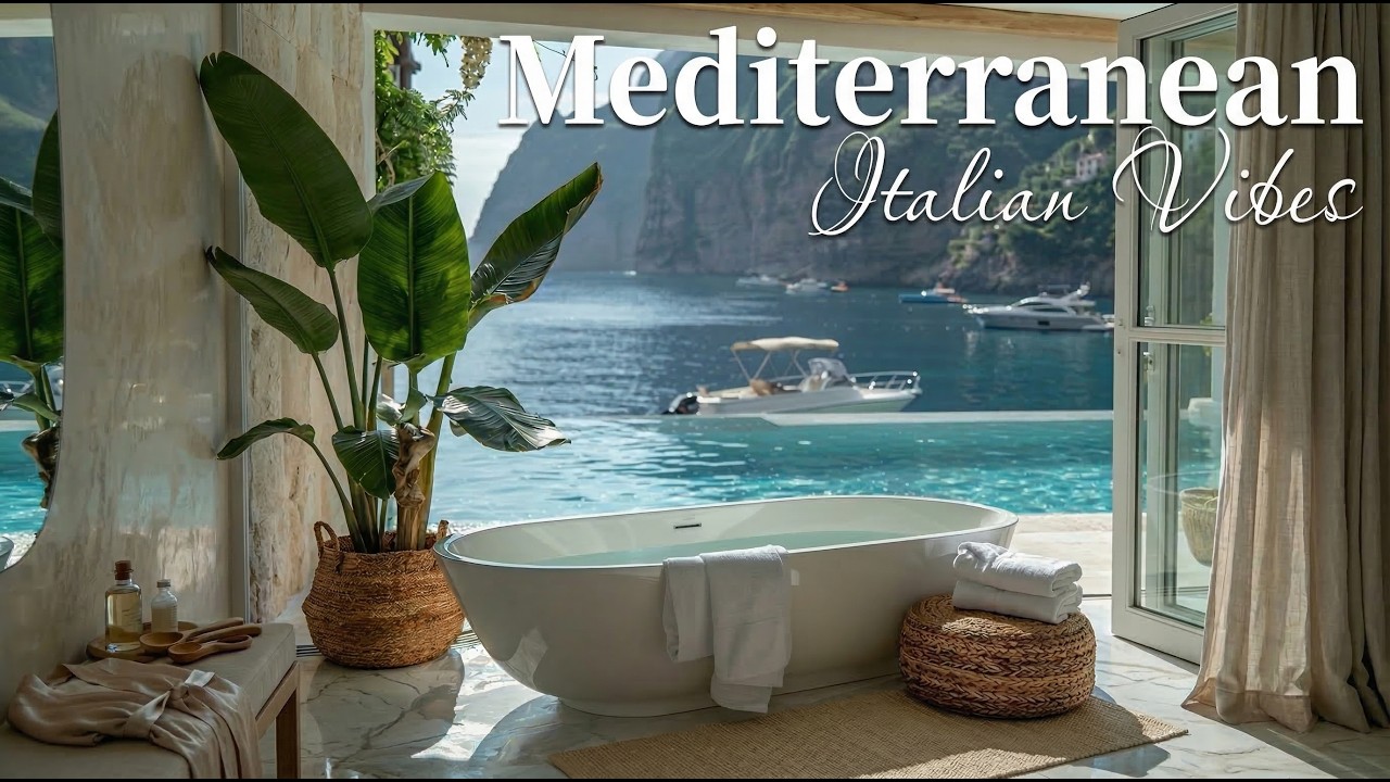 Chill Mediterranean Music & Italian Vibes 🌊🏡 Soothing Italian Music & Dreamy Coastal Serenity